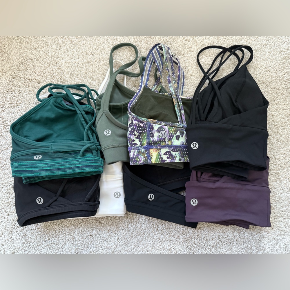Bundle of Lululemon Sport Bras (8)